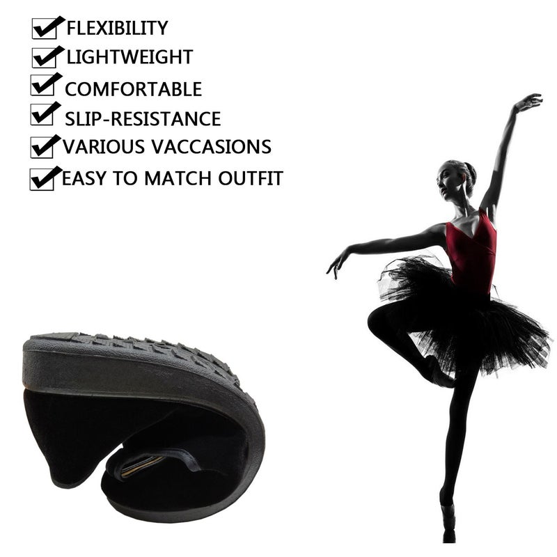 pestor Mary Jane Shoes for Women Ballet Flats Women's Flat Shoes Ballerina Halloween Black Mary Janes (Buckle, Adult, Women, 8, Numeric, US Footwear Size System, Medium) - Image 4